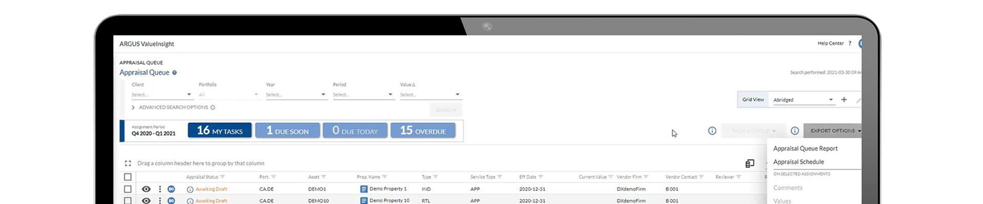 ARGUS ValueInsight - Valuation Management Software