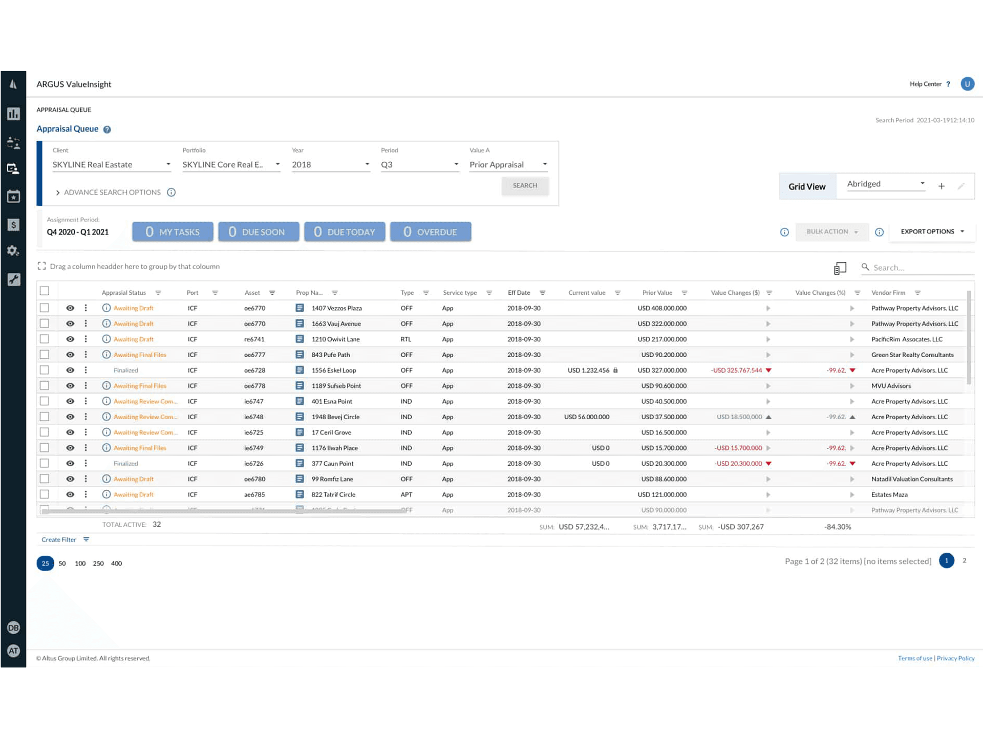 ARGUS ValueInsight - Valuation Management Software