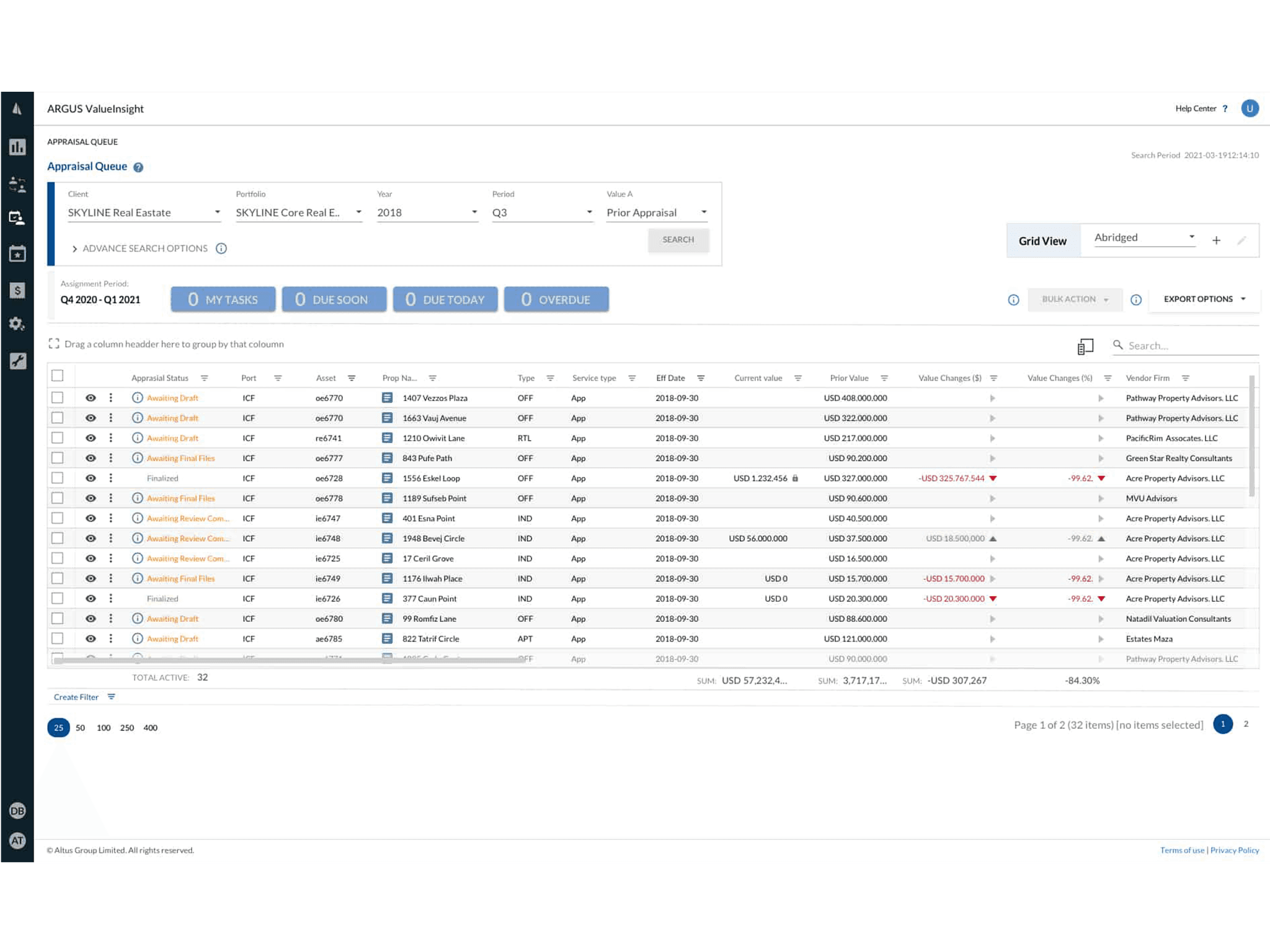 ARGUS ValueInsight - Valuation Management Software