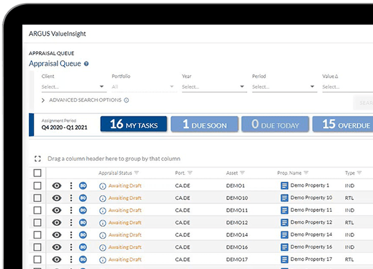 ARGUS ValueInsight - Valuation Management Software