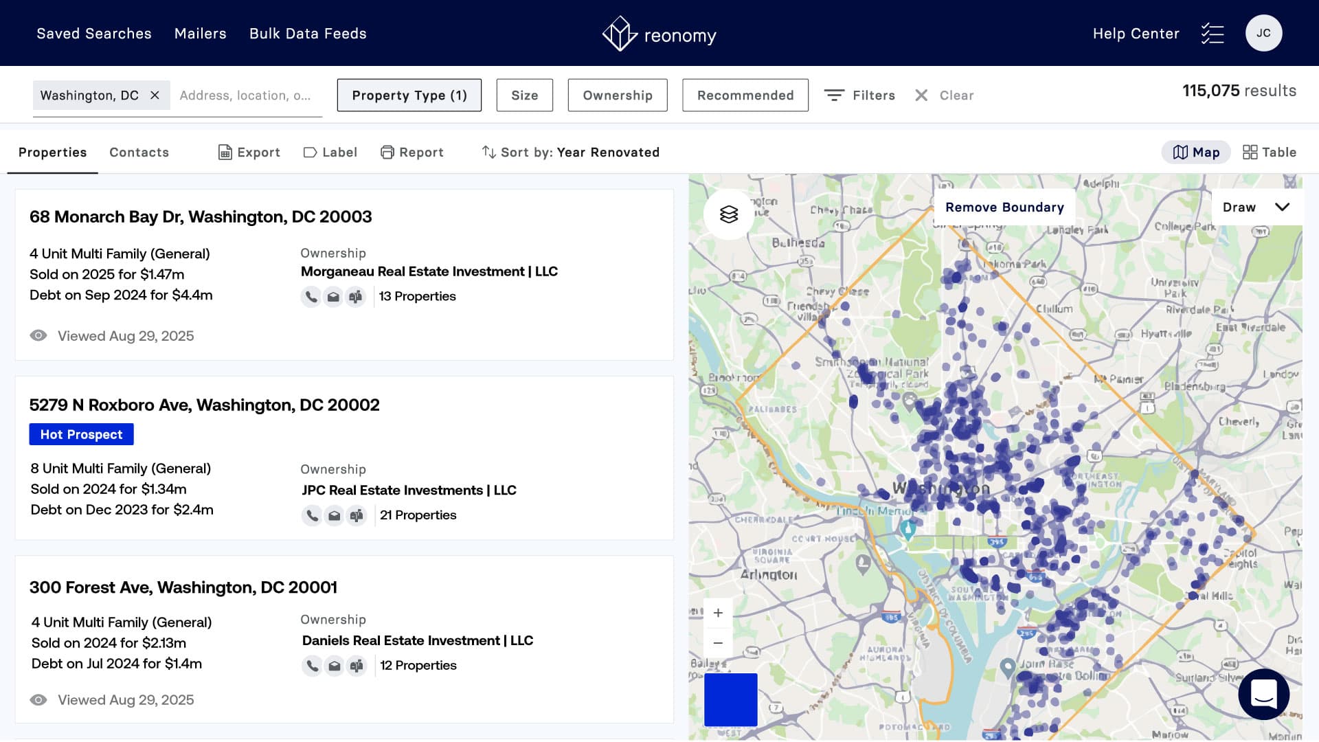 Reonomy Reonomy - Property Intelligence & Market Data