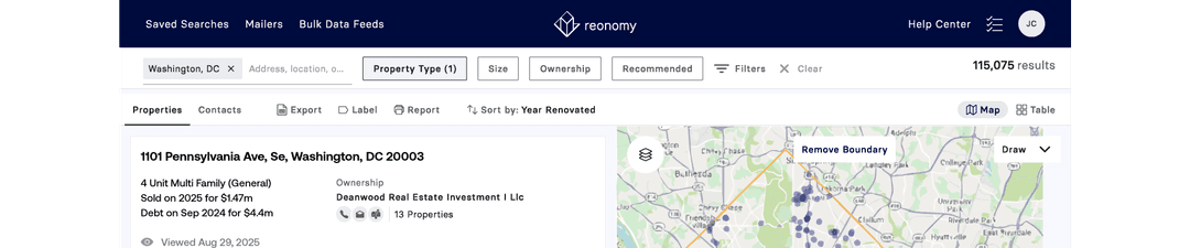 Example Reonomy Report Reonomy - Property Intelligence & Market Data